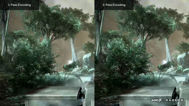Ein 2-Pass-Encoding sorgt für mehr Bildqualität. (Bild: AMD)