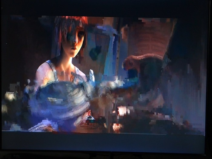 Die Bildfehler sind nur eine Sekunde zu sehen. (Bild: Ingo Pakalski/Golem.de)