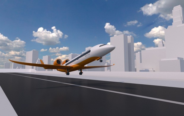 Auch hier wird das Flugzeug beim Start von einem Katapult unterstützt. (Bild: Bauhaus Luftfahrt)