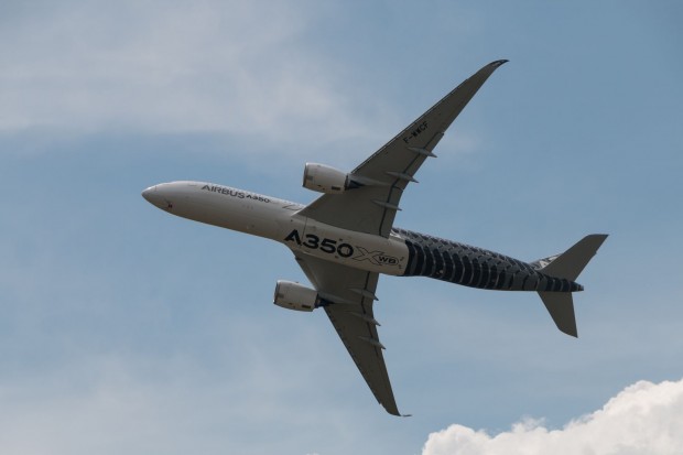 Airbus ist ein wichtiger Aussteller - der europäische Konzern ... (Foto: Werner Pluta/Golem.de)