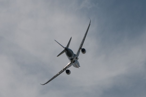 .... zeigt unter anderem den A350. (Foto: Werner Pluta/Golem.de)