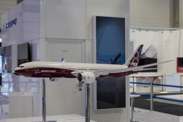 Erstmals ist auch Boeing auf der Ila - aber nur mit Modellen. (Foto: Werner Pluta/Golem.de)