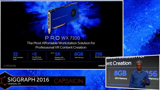 Radeon Pro WX 7100 (Bild: AMD)