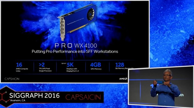 Radeon Pro WX 4100 (Bild: AMD)