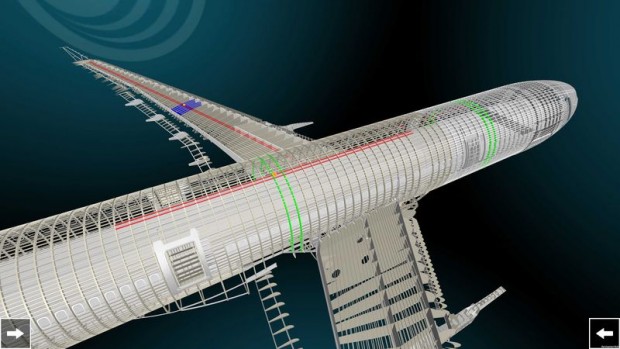 Auswertung der Airbus Aircam  am Rechner (Bild: Airbus)