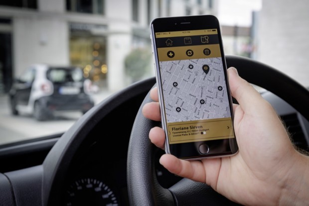In-Car-Delivery von DHL und Smart (Bild: Smart)