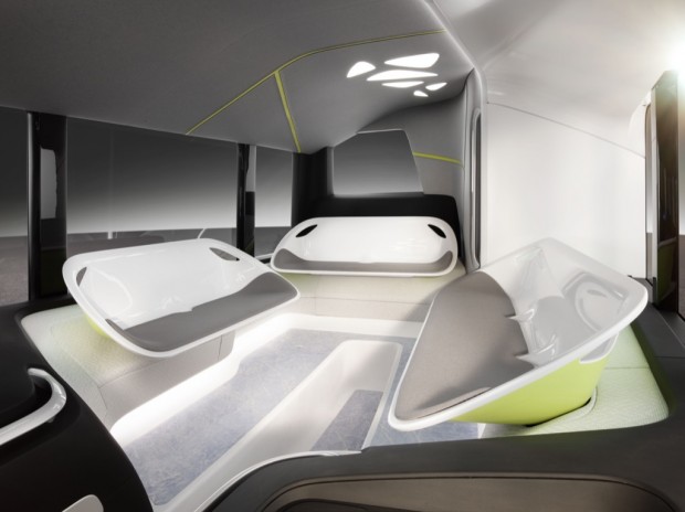 Innenraum des Future Bus (Bild: Mercedes-Benz)