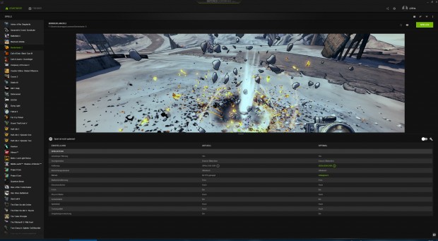 GTX 1080 im Rechner? Klar, PhysX-Effekte einschalten (Screenshot: Marc Sauter/Golem.de)