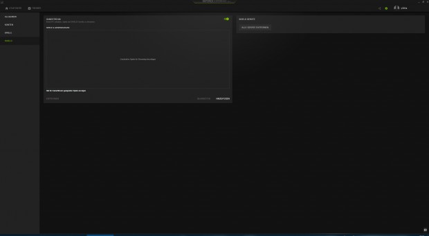 Geforce Experience Beta (Screenshot: Marc Sauter/Golem.de)