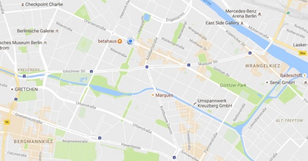 Dank der neuen Typografie sind beispielsweise Kieznamen wie der Bergmannkiez und der Wrangelkiez besser als vorher zu erkennen. (Screenshot: Golem.de)