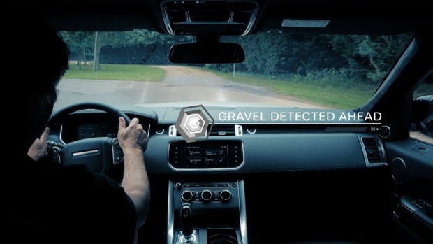 Oberflächenerkennung (Bild: Jaguar Land Rover)
