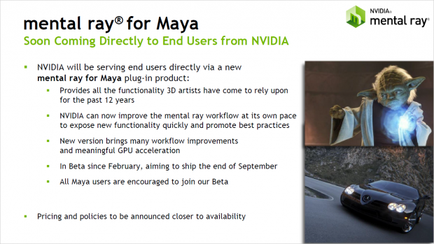 Neues zu Mental Ray (Bild: Nvidia)