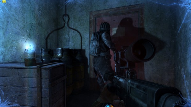 Metro Last Light Redux in 1080p auf dem Skull Canyon (Screenshot: Marc Sauter/Golem.de)