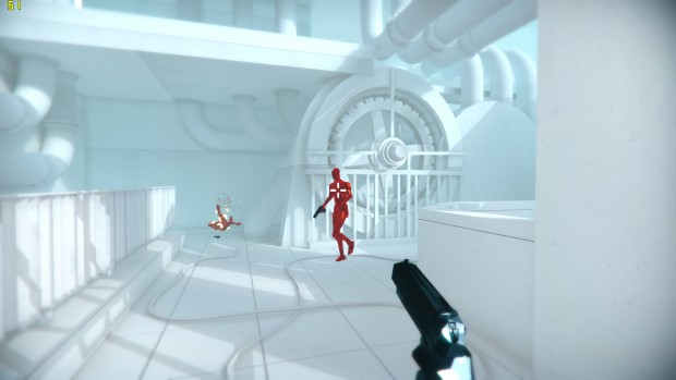 Super Hot in 1080p auf dem Skull Canyon (Screenshot: Marc Sauter/Golem.de)