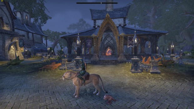 TESO in 720p auf dem Skull Canyon (Screenshot: Marc Sauter/Golem.de)