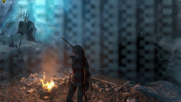 Rise of the Tomb Raider in 720p auf dem Skull Canyon (Screenshot: Marc Sauter/Golem.de)