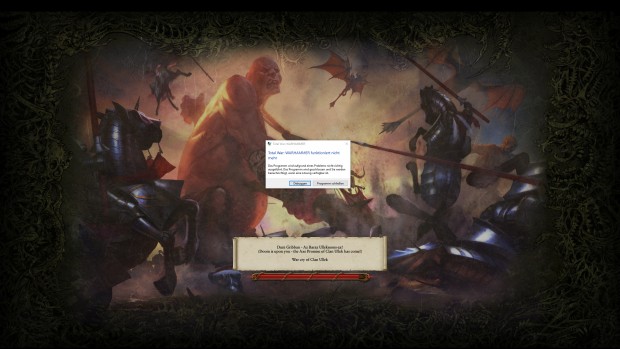 Mit dem neuen API stürzt das Spiel sporadisch ab (Screenshot: Marc Sauter/Golem.de)