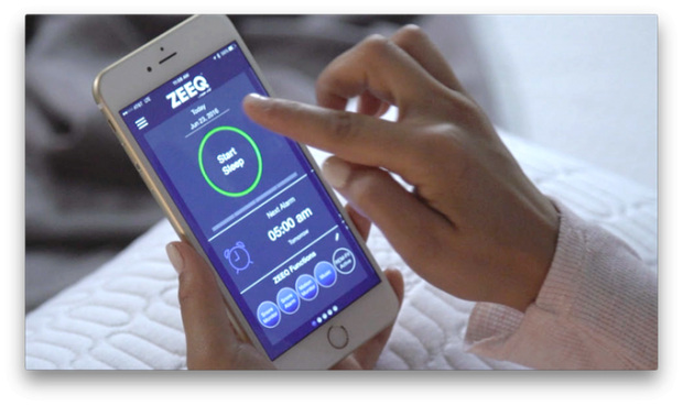 Zeeq wird über eine spezielle App gesteuert. (Bild: Rem-Fit)
