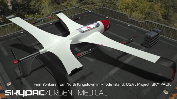 Der zweite siegreiche Entwurf aus den USA: Skypac (Bild: Airbus Group/Local Motors)