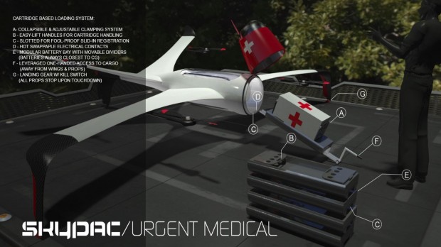 Die Drohnen sind vor allem für Hilfseinsätze in Katastrophen- und Kriegsgebieten gedacht. (Bild: Airbus Group/Local Motors)