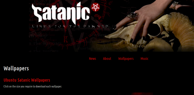 Die Ubuntu Satanic Edition (Webseite) zielt vor allem auf Heavy-Metal-Anhänger ab, hat aber leider bereits Rost angesetzt. Dafür ist freie Heavy-Metal-Mucke eingebaut. (Bild: Kristian Kißling/Linux Magazin)