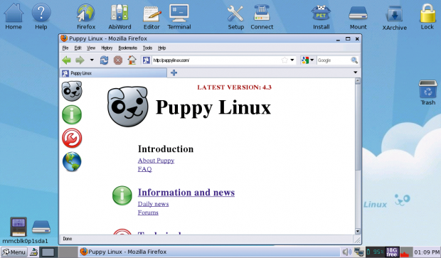 Puppy gehört zu den Klassikern unter den Linux-Winzlingen und heißt nach einem Chihuahua. (Bild: Kristian Kißling/Linux Magazin)