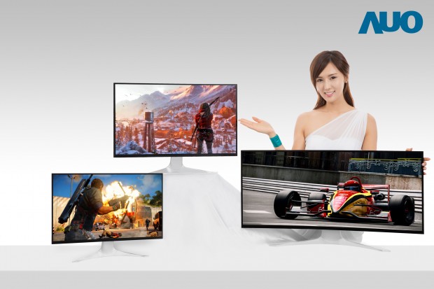 25-, 27- und 35-Zoll-Panels mit 240 Hz, 144 Hz und 1800R-Curved-Design (Bild: AU Optronics)