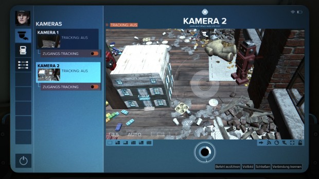 An Sicherheitsterminals können wir Kameras und Selbstschussanlagen deaktivieren. (Screenshot: Golem.de)