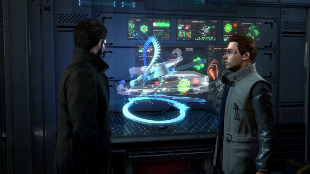 Gespräch mit einem Auftraggeber nach absolvierter Mission (Screenshot: Golem.de)
