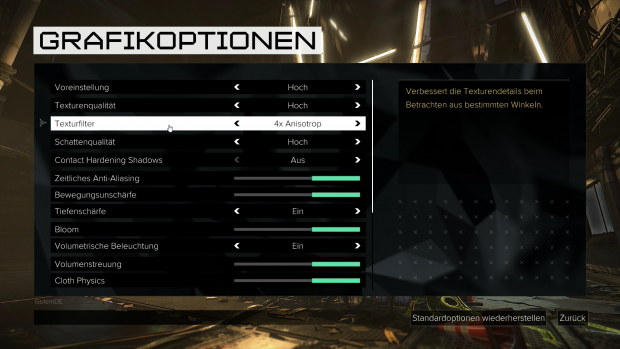 ... vielfältige Optionen. (Screenshot: Golem.de)