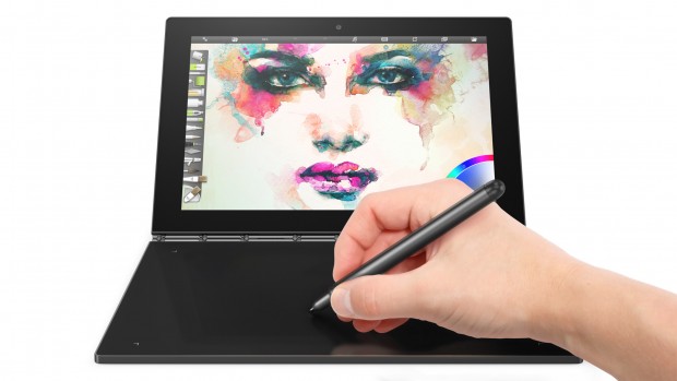 Alternativ dient der Stift als Stylus zum Zeichnen. (Bild: Lenovo)