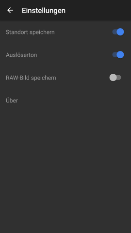 ... die Einstellungsmöglichkeiten sind allerdings sehr begrenzt. (Screenshot: Golem.de)