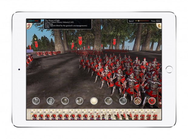 Total War Rome auf dem iPad (Bild: Sega)