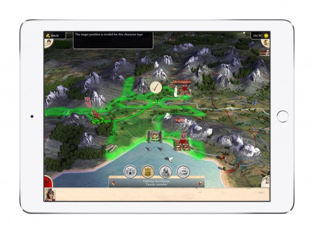 Total War Rome auf dem iPad (Bild: Sega)