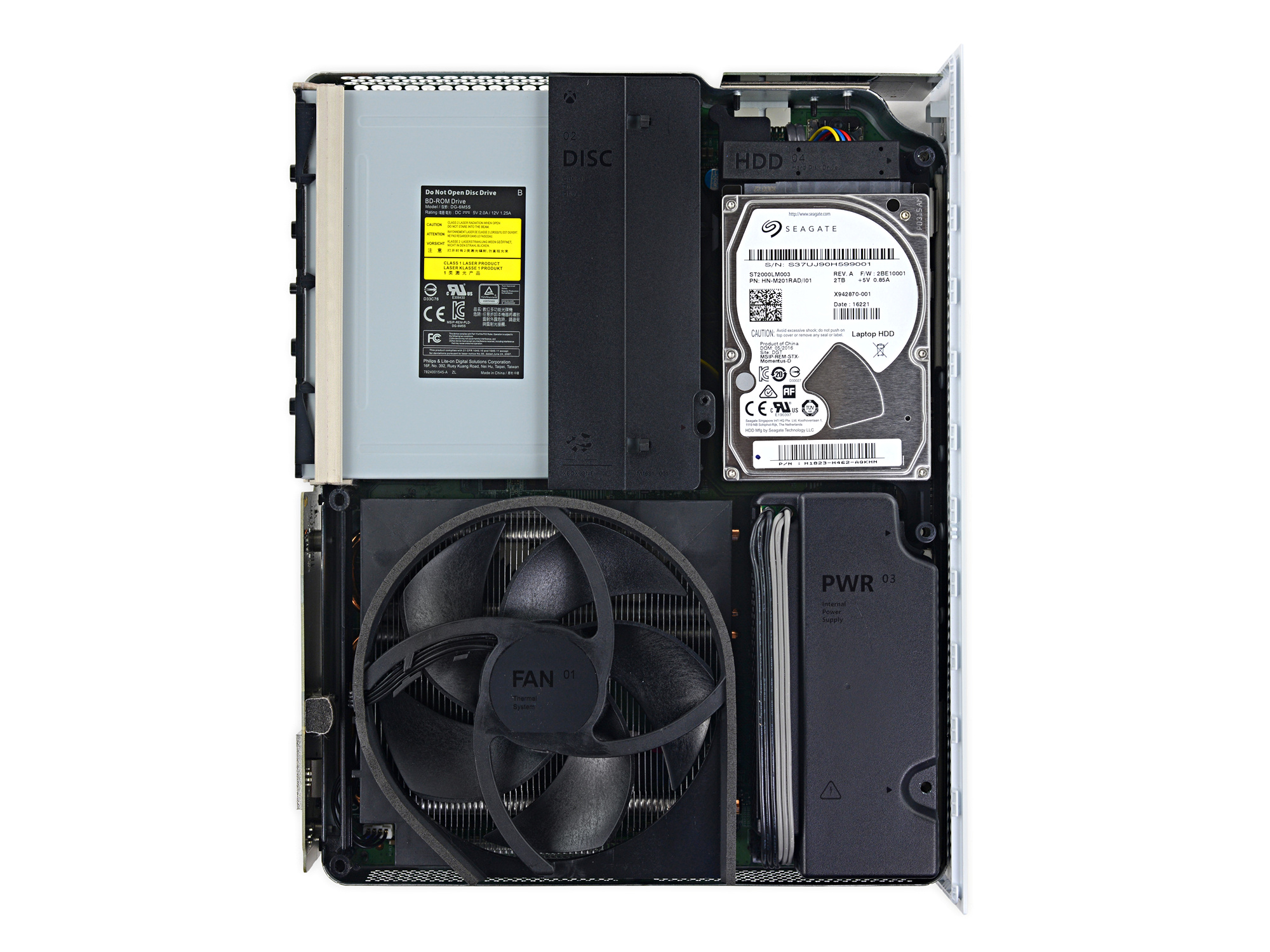 iFixitTeardown In der Xbox One S versteckt sich der Master Chief