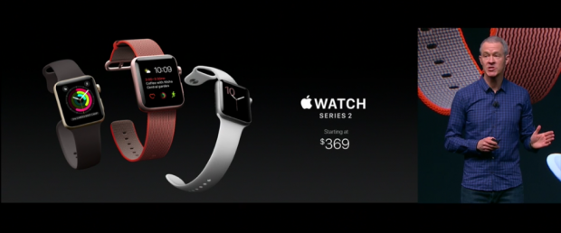 Die Watch Series 2 startet bei 370 USD (Bild: Apple)