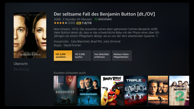 Erst nach &Ouml;ffnen der Details erf&auml;hrt der Nutzer, dass der Film kostenpflichtig ist. (Screenshot: Golem.de)