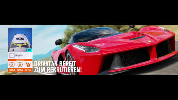 Ein besonders schneller Drivatar ist geschlagen und f&auml;hrt k&uuml;nftig f&uuml;r uns. (Screenshot: Golem.de)