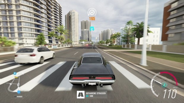 Die Stadt Surfers Paradise besteht vor allem aus Hochh&auml;usern. (Screenshot: Golem.de)