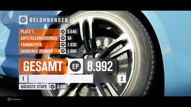 Abrechnung nach dem Rennen (Screenshot: Golem.de)