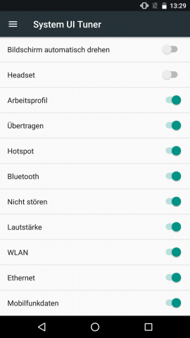 Der Nutzer bestimmt, welche Icons in der Statuszeile erscheinen. (Screenshot: Golem.de)
