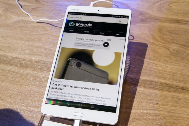 Huaweis Mediapad M3 (Bild: Martin Wolf/Golem.de)