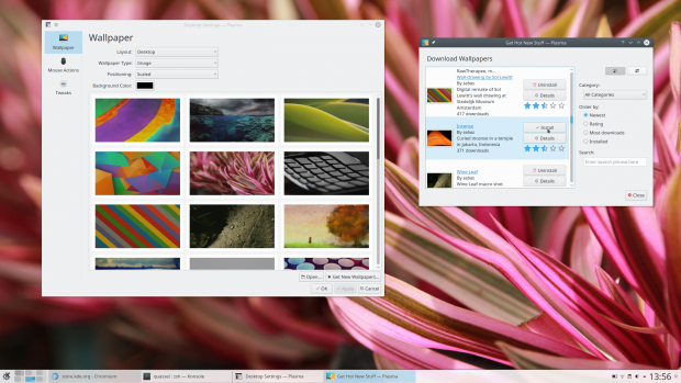 Der neue KDE Store (Bild: Sebastian Kügler)