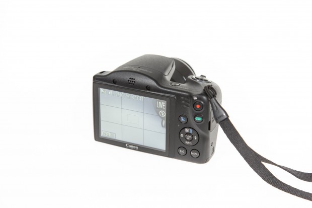Das Display der Canon Powershot SX 420 IS ist fest verbaut. (Bild: Martin Wolf/Golem.de)