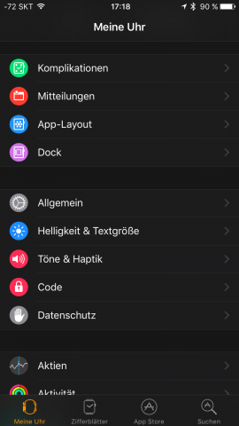 Die Komplikationen stehen jetzt weiter oben, ... (Screenshot: Golem.de)