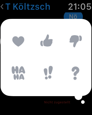 ... gesellen sich kleine Gedankenblasen, die über Nachrichten des Gegenübers positioniert werden können. (Screenshot: Golem.de)