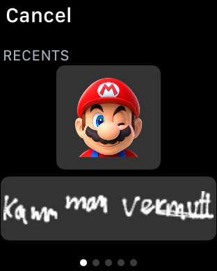 ... lassen sich nur über zuletzt aufgerufene Elemente nutzen. (Screenshot: Golem.de)