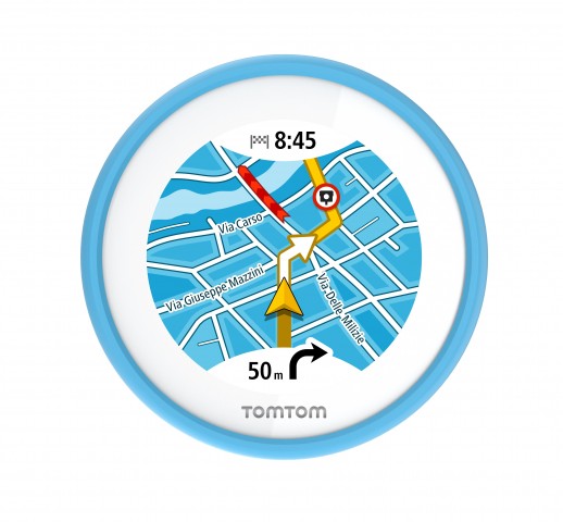 Vio dient als zweites Display für das Smartphone. (Bild: Tomtom)