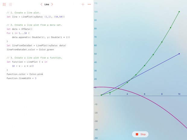 Das Erstellen von Diagrammen ist gleichfalls m&ouml;glich. (Screenshot: Alexander Merz/Golem.de)