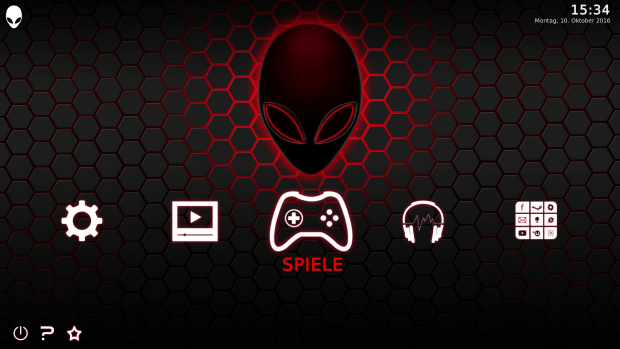 Hive Mind basiert auf Kodi. (Screenshot: Golem.de)